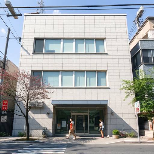 アカデミーの中目黒校舎の写真。 学生が授業を受けている様子。