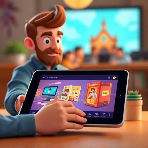 アニメーターコースのイメージ。デジタルペンタブレットを使ってアニメーション制作を行う生徒の姿。