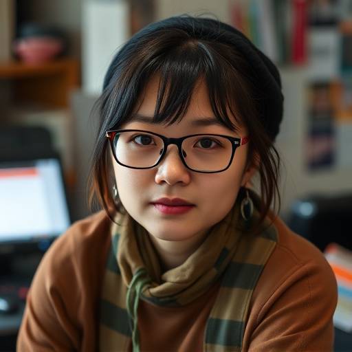 ゲームクリエイターとして活躍する高橋恵さんのポートレート写真