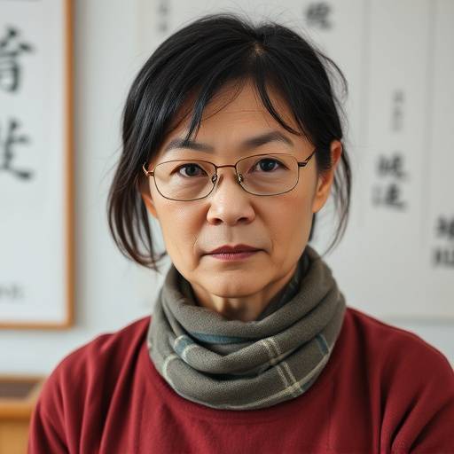 講師の田中花子さんの顔写真。真剣な表情。